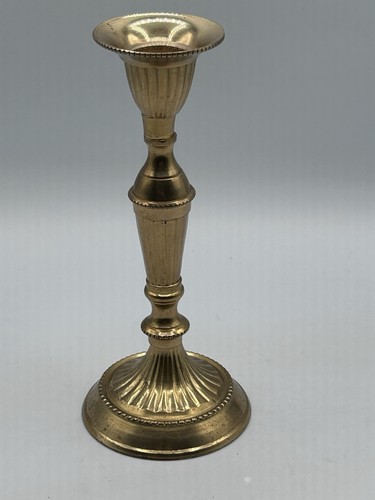 Candelabro vintage Hosley de latón lacado macizo colección 7"" - Imagen 1 de 14