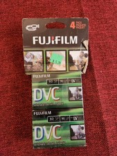 4 Pack Fujifilm DVC Mini DV Camcorder Cassette Tapes 60 90 Minutes New Sealed