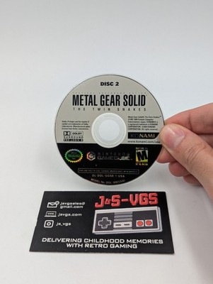 Nintendo GameCube Metal Gear Solid Disc 2 Only Tested Working