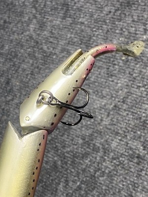 Allen Cole AC Plug 7.5 Jointed Swimbait Rainbow Trout Pattern Custom Bass  Lure | eBay