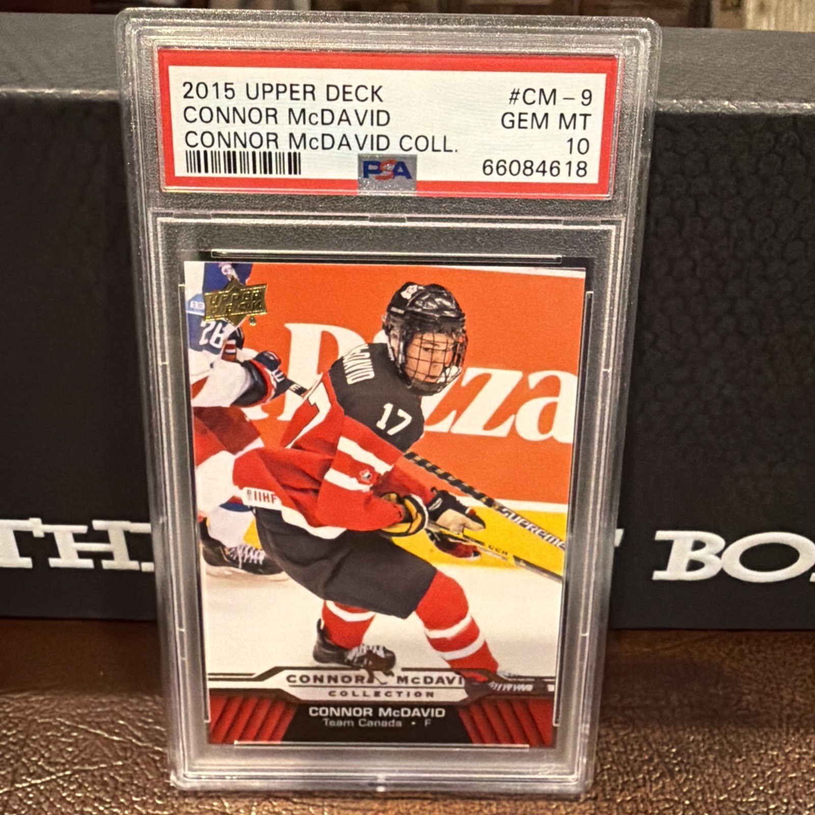 Connor McDavid 2015 Upper Deck Connor McDavid Collection PSA 10 view 1