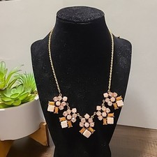Unbranded Rhinestone Bib Necklace Multi-Color Ladies Vintage Dressy Casual Party