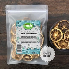 Dried Kaffir Lime Slices 50g  natural herbal spice aromatherapy kitchen