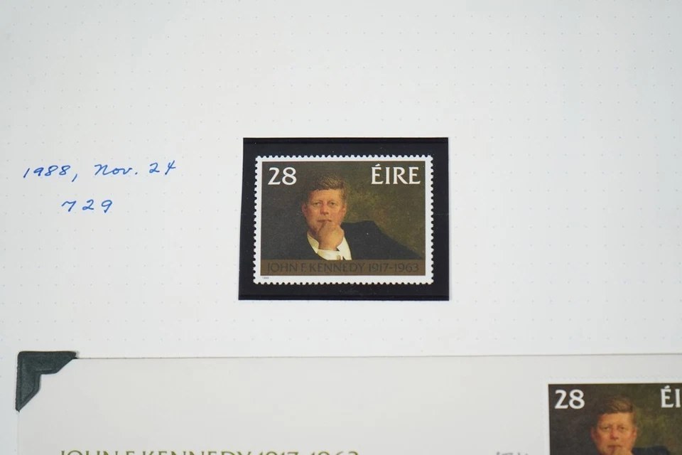 WORLD 1963 SPECIALIZED JFK COLLECTION ALBUM OF 85+ STAMPS & 10+ COVERS - Image 4 of 4