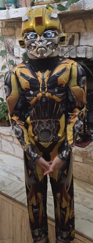 Kids Transformer Bumblebee Costume Size 10-12