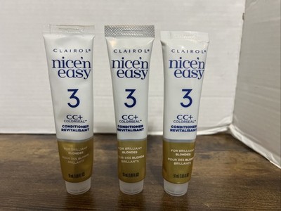 3 Clairol Nice 'n Easy CC+ Colorseal #3 Conditioner For Blondes 1.85 fl oz