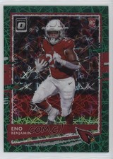 2020 Panini Donruss Optic Rookies Green Velocity Prizm Eno Benjamin #101 0kv2