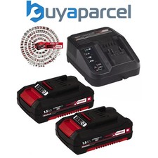 Einhell 18v Power X-Change PXC Starter Kit - 2x 1.5Ah Battery + Charger Ozito