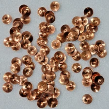 1/2# 22-gauge Mixed Revere COPPER 5/8" circles - Art DIY Collage Jewelry COSPLAY