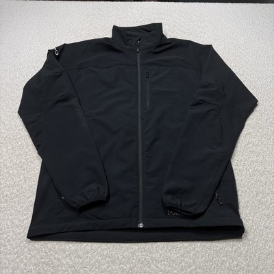 Marmot Stretch Softshell Black Gravity Full Zip Jacket Large Custom Embroidery