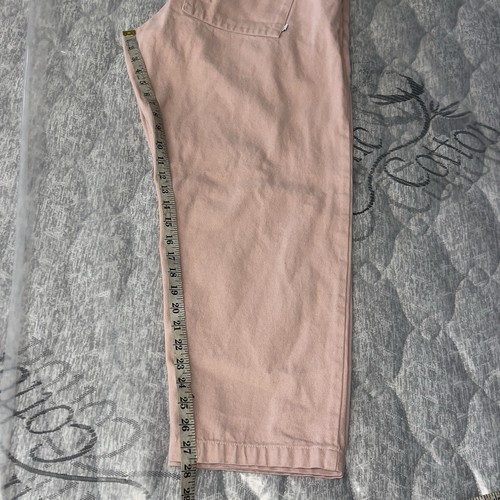 Wax London Pants Cotton Kurt Trouser Drawstring Pink Casual Sz W36 L27.5 - Picture 10 of 11