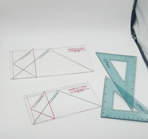 Small Flying Geese Ruler 3” X 6” by Quilt in a Day Finished Lot - Picture 1 of 5