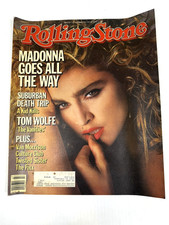 Rolling Stone Magazine Madonna Goes All The Way November 22 1984 Issue 435