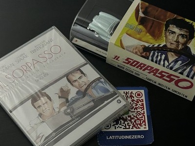 IL SORPASSO di Dino Risi - BLURAY ITA NUOVO in italiano Limited con Modellino