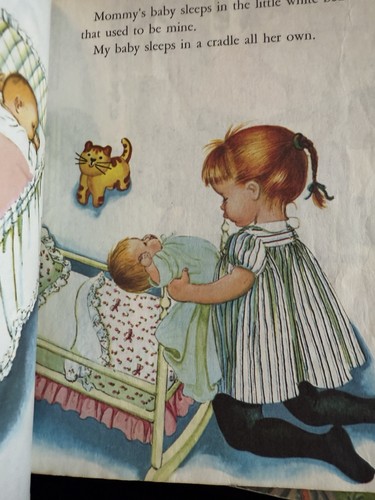 BABY DEAR Esther and Eloise Wilkin Vintage Little Golden Book HC 1962 Ed. - Picture 6 of 8