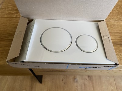 GEBERIT Betätigungsplatte Sigma20, für 2-Mengen-Spülung weiß, 115.882.KJ.1
