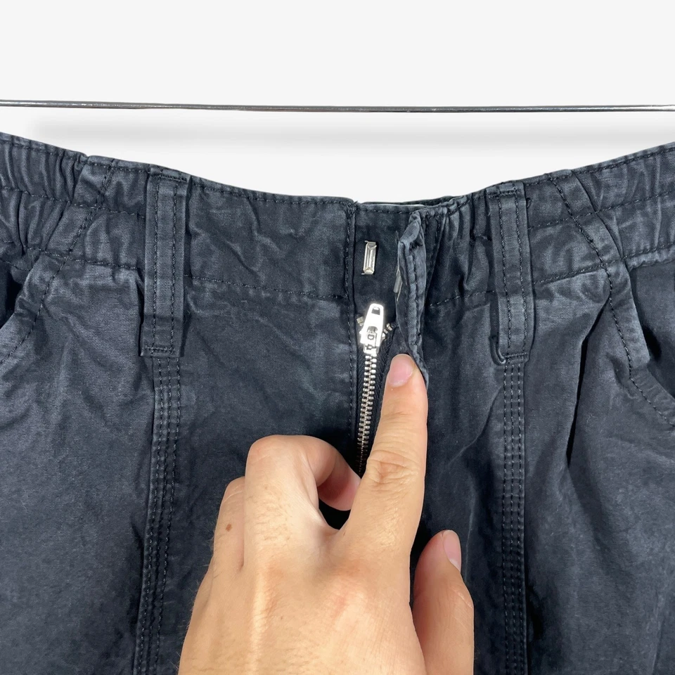 Pantalones cargo BDG Urban Outfitters Y2K para mujer S negros mezcla de algodón retro holgados Foto 2 de 4