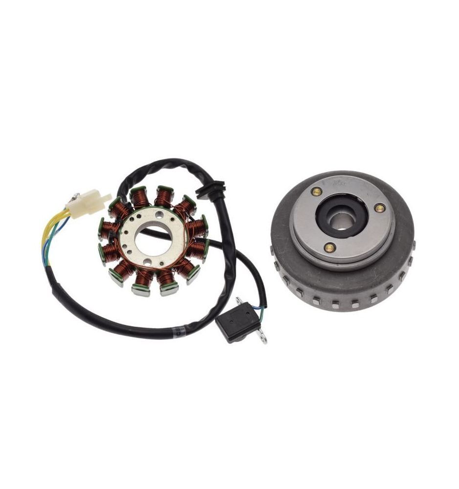 Stator et roue magnéto Junak 904 Euro4 à bobinage renforcé en cuivre