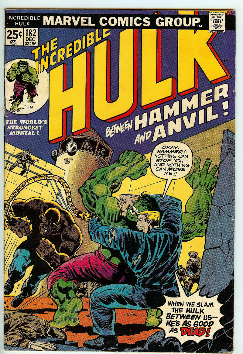 INCREDIBLE HULK #182 4.0 // 1ST APPEARANCE OF HAMMER + ANVIL