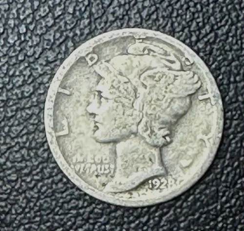 1928 S Mercury Dime 90% Silver Fine