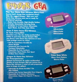 BUMPER GBA FOR NINTENDO GAME BOY ADVANCE (POLAR BEAR WHITE) 2001 INTERACT  NEW