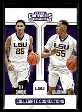 2016 Panini Contenders Collegiate Connections #5 Ben Simmons / Tim Quarterman