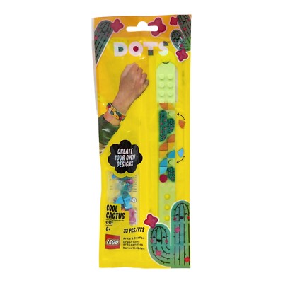 LEGO DOTS Bracelet Cool Cactus 41922 Sealed New Lego Dots