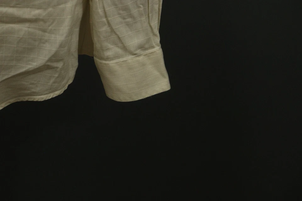 Pal Zileri Beige Long Sleeve Angle Cuff Button Down Dress Shirt Size 42 / 16.5 - Image 4 of 4