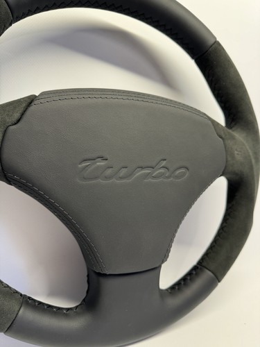 Porsche Steering Wheel Atiwe 365 911 964 993 996 997 Leather Alcantara Ruf - Picture 4 of 13