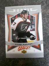 2007-08 Upper Deck MVP Rookie Ryan Parent RC Card# 326. rookie card picture