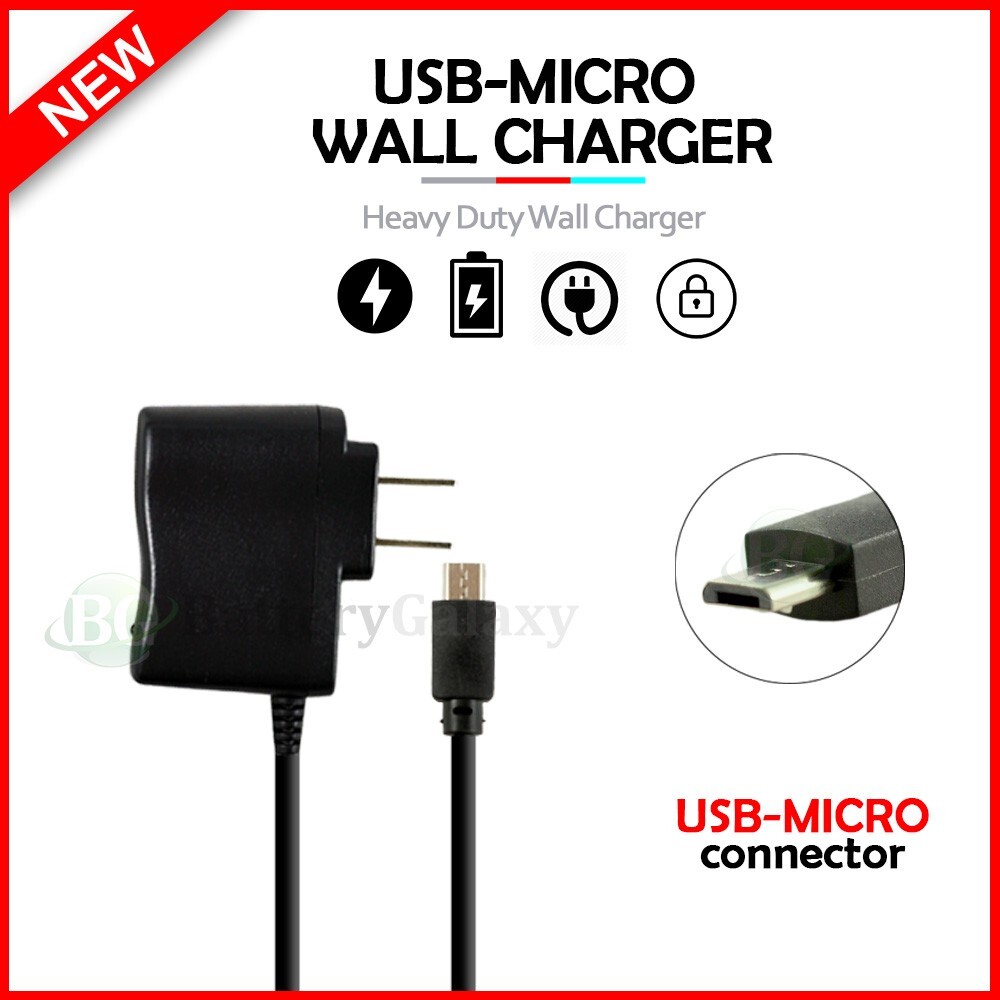 USB Micro Wall Charger for Phone Samsung Galaxy A3/A5/A6/A7/J1/J1