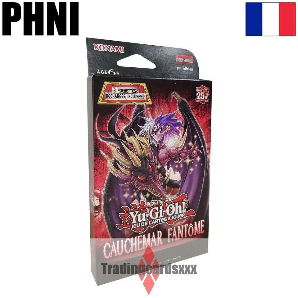 Yu-Gi-Oh! Pack de 3 boosters : Cauchemar Fantôme - Photo 1/1