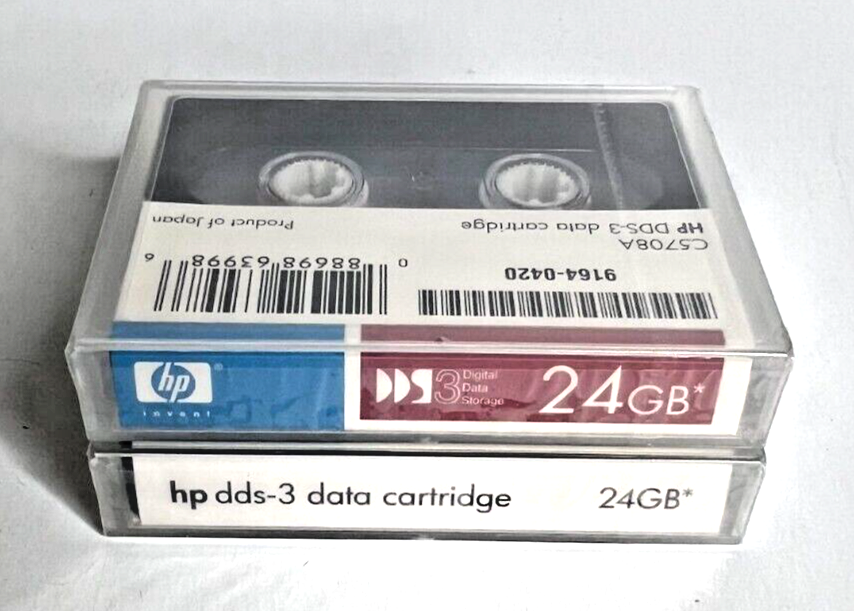 hp c5708a まとめて 2 HP DDS-3 Data Cartridge C5708A ~ 24GB New Sealed Japan | eBay