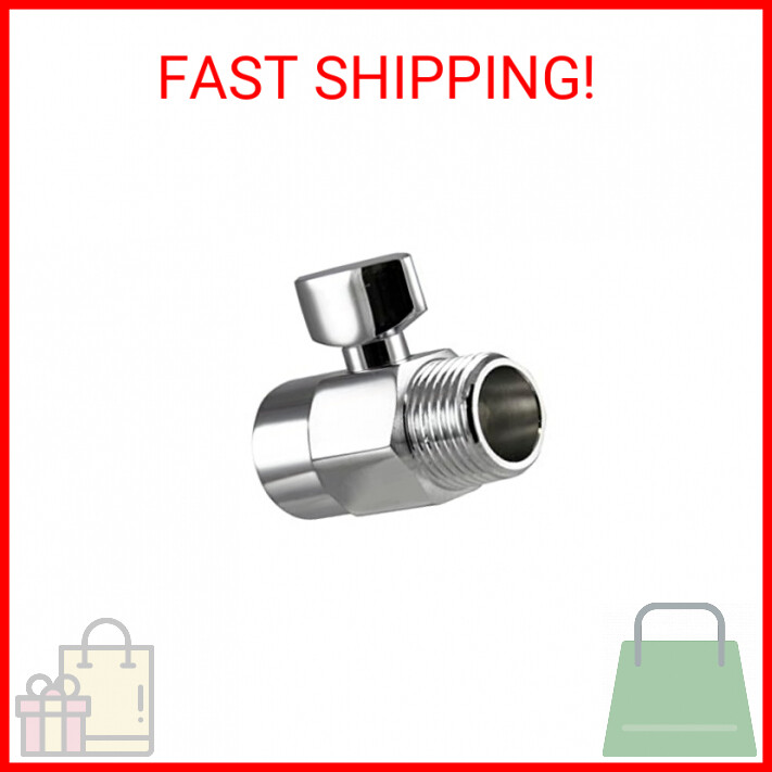 DANCO Shower Volume Control ShutOff Valve, Chrome, 1.6 inch, 1Pack