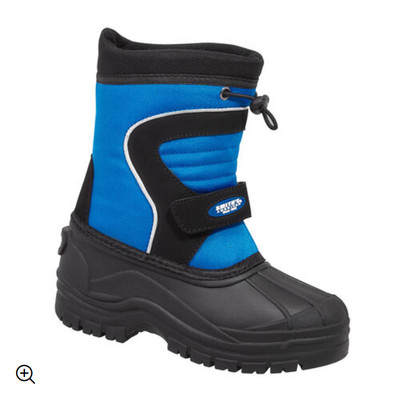 Smiths Sal Boys Snow Boot Kids Waterproof Winter Snow Boots blue NIB