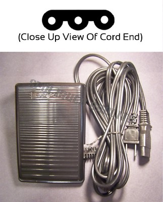 FOOT CONTROL PEDAL W Cord Husqvarna Viking 116 Emerald Huskystar 207 215 219 224