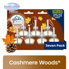 Air Freshener Refills, Cashmere Woods, Infused with Essential Oils, 7 Count