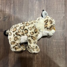 Wild Republic 11 Soft Snow Leopard Cub Plush Stuffed Animal Toy . Spotted Gray
