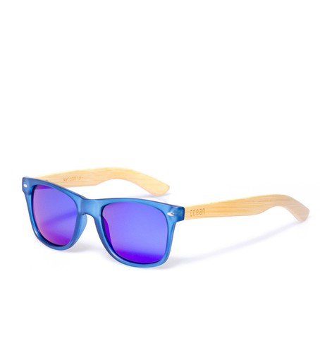 Lunettes De Soleil Rétro Hally & Son HT014 - Monture écailles Marron, Verres Bleus Dégradés UV400