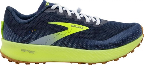 Brooks Catamount Mens Size 11.5 Trail Running Blue/Lime  display picture 2