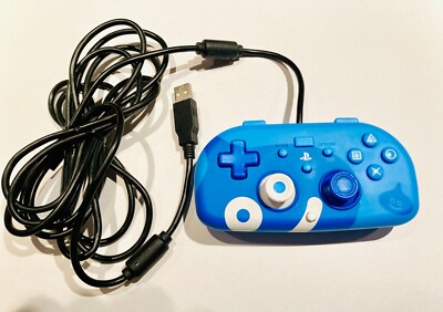 PS4 Dragon Quest Slime Edition Wired Controller Blue Very