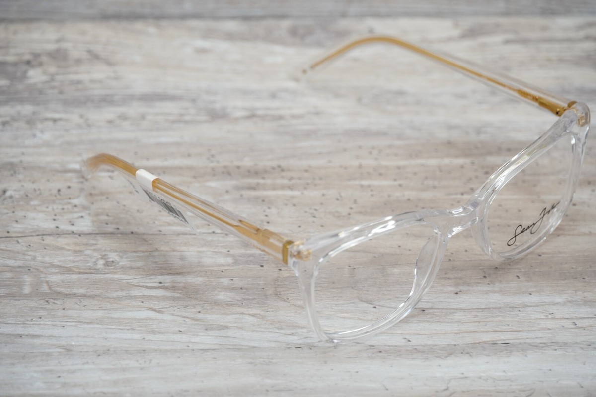 Sean John SJLO 6018 971 Clear Crystal Eyeglass Frames 55 21 140 NWT Sean John SJLO 6018 971 Clear Crystal Eyeglass Frames 55 21  main image 2