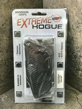 Hogue Piranha G10 Grip for S&W K&L Frame Rnd Butt Conv Finger Groove G-Mas Blk/G
