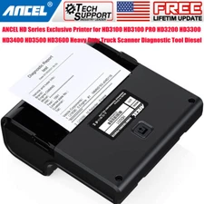 ANCEL HD Series Exclusive Printer for HD3300 HD3400 HD3500 HD3600 Truck Scanner