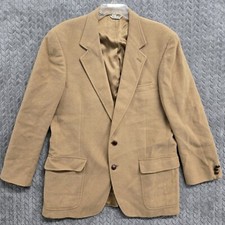 Vintage Cambridge Clothiers Gentlemen Apparel Camel Hair Blazer 40R Tan