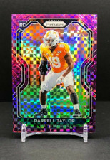 2020 Panini Prizm Football PURPLE POWER Darrell Taylor RC 13/49 #389 Rookie 🔥