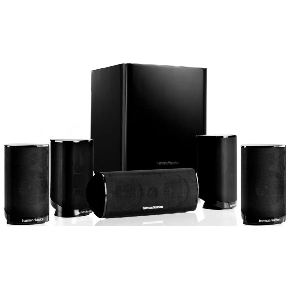HARMAN KARDON HKTS CHANNEL HOME THEATRE SYSTEM WITH SUBWOOFER