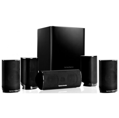 HARMAN KARDON HKTS CHANNEL HOME THEATRE SYSTEM WITH SUBWOOFER