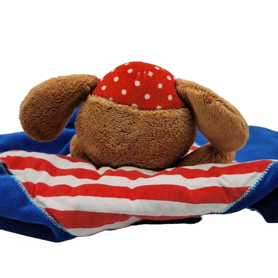 Kids Preferred Pirate Puppy Dog Lovey Blue 13.5" Eyepatch Bandana Ahoy Peluche Foto 4 de 4