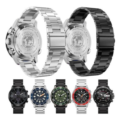 Stainless Steel Replacement Wrist Bracelet Watch Band Strap for Citizen CZ Smart